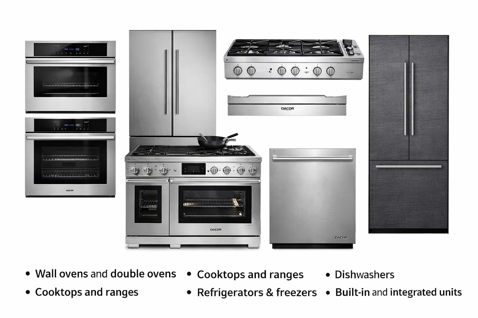 Range of Dacor appliances we repair